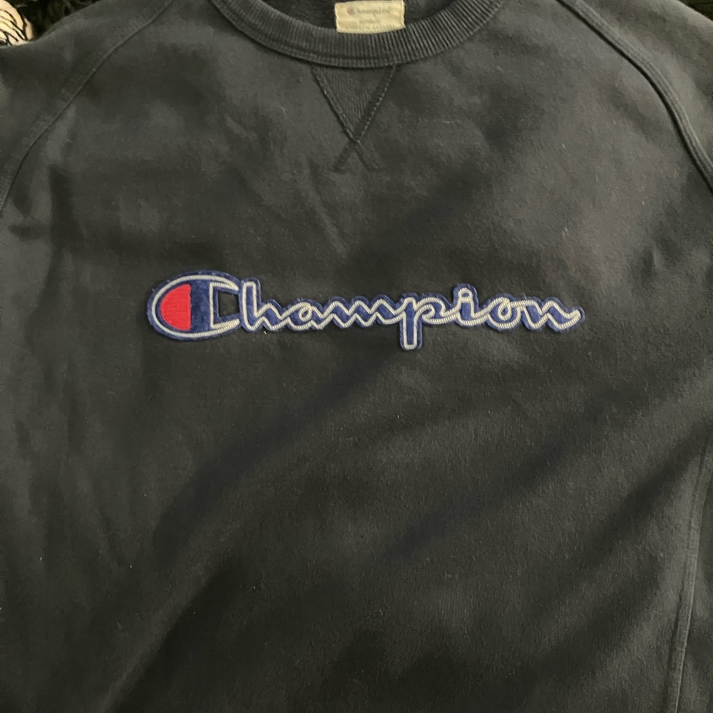Navy blue Champion crewneck